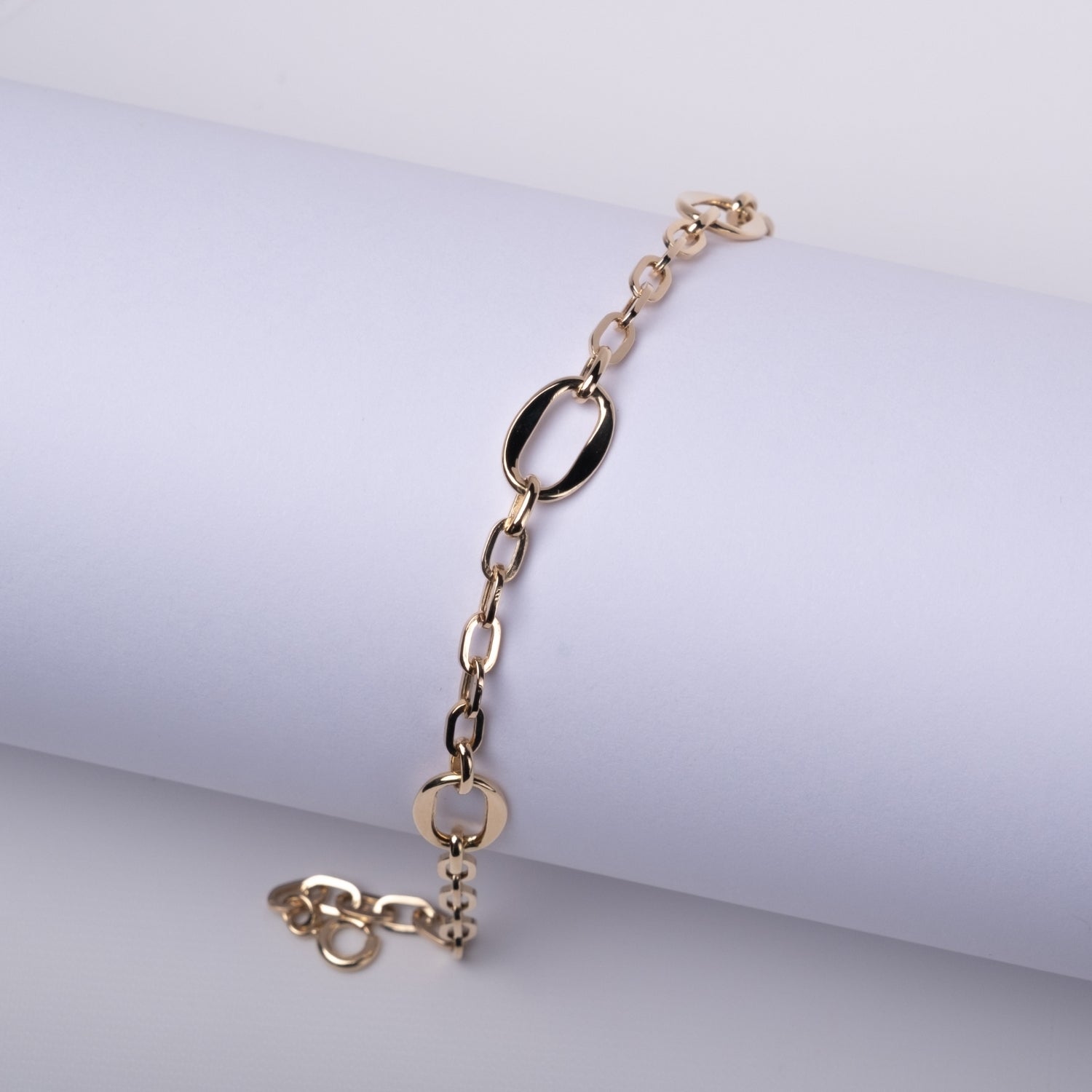 Orbit Halka Bileklik | 14 Ayar Altın