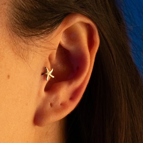 Deniz Yıldızı Piercing | 14 Ayar Altın