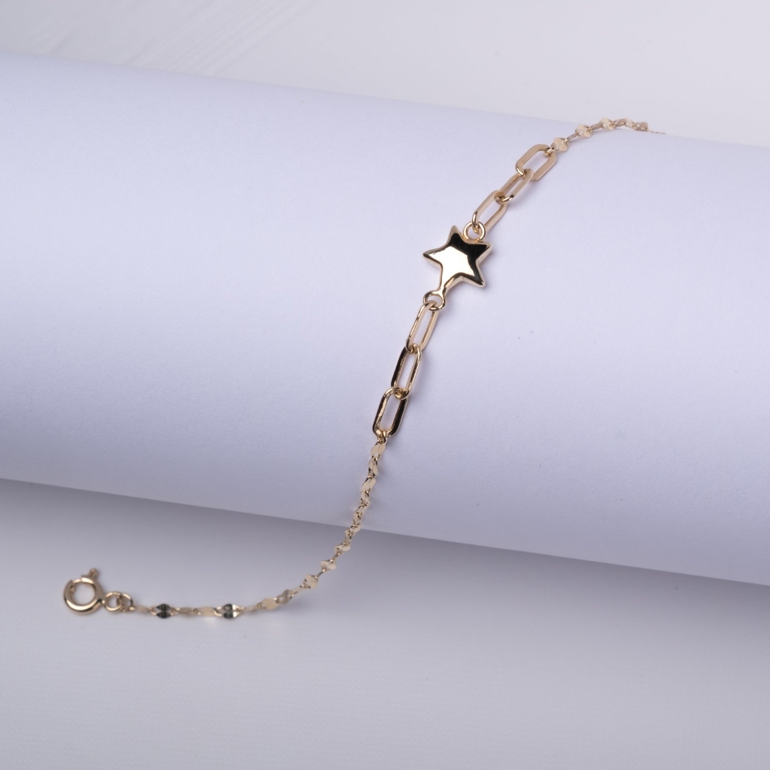 Nova Yıldız Bileklik | 14 Ayar Altın