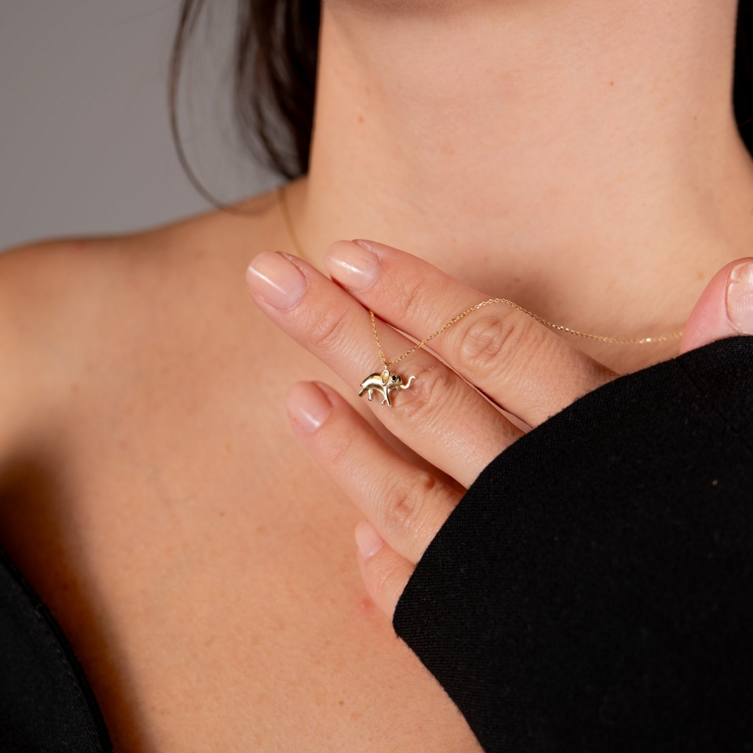 Fil Kolye | 14 Ayar Altın