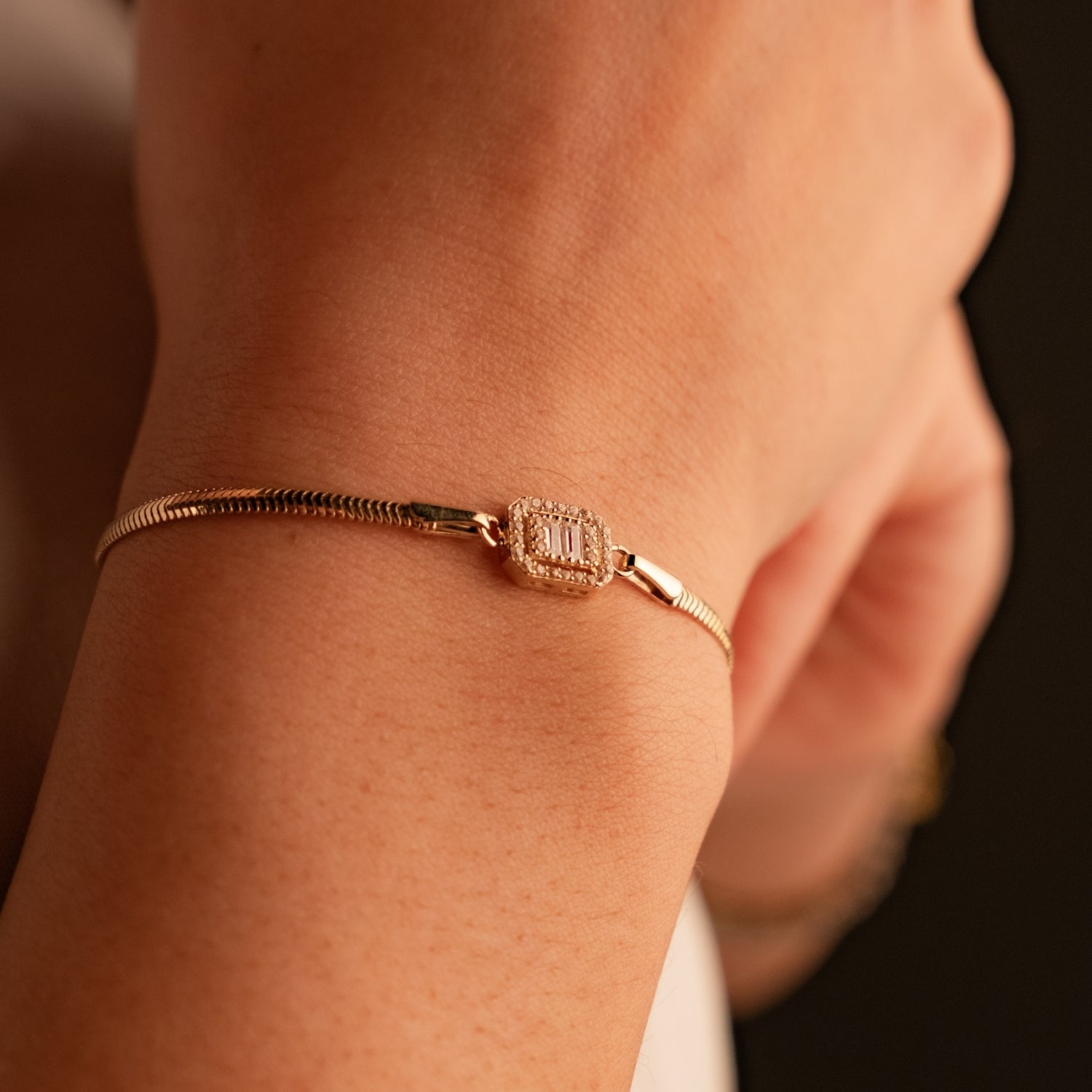 Lunessa Baget Bileklik | 14 Ayar Altın