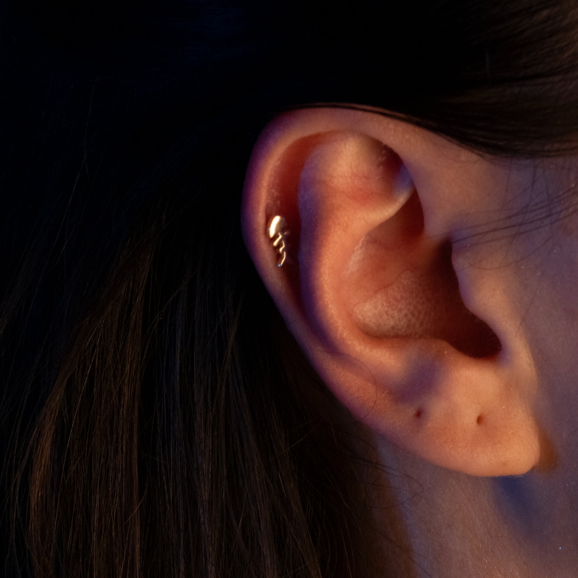 Balık Kılçığı Piercing | 14 Ayar Altın