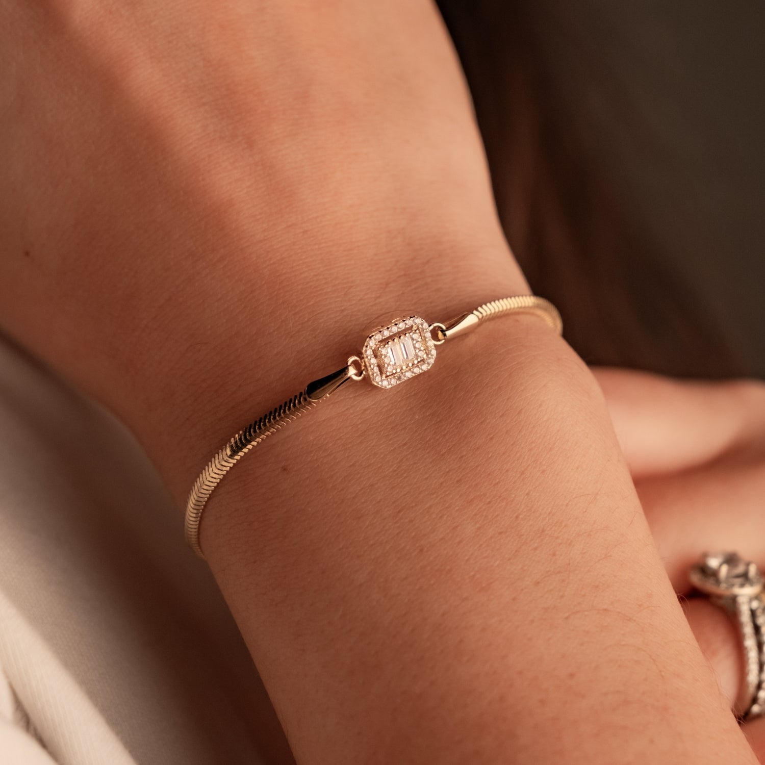 Lunessa Baget Bileklik | 14 Ayar Altın