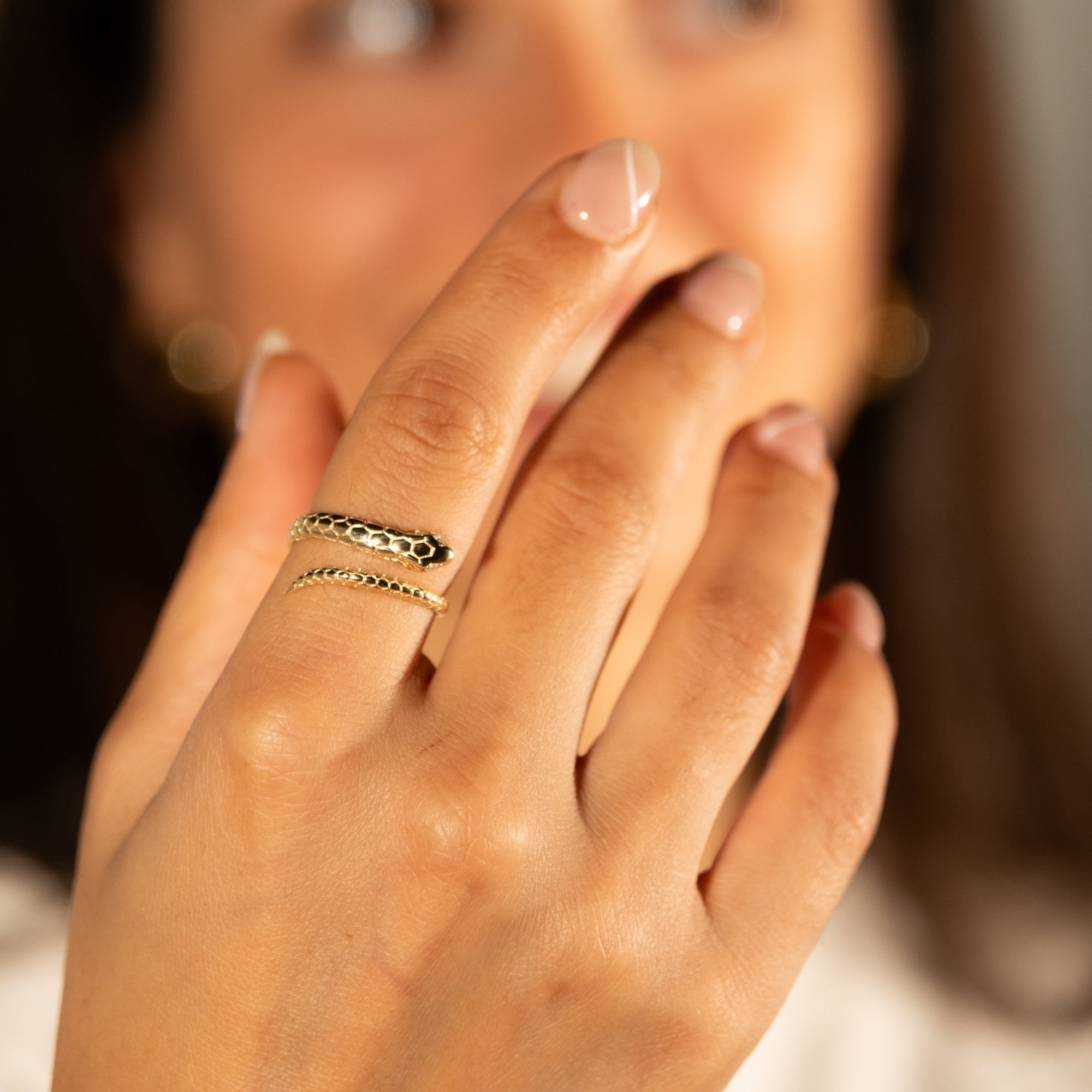 Yılan Yüzük | 14 Ayar Altın