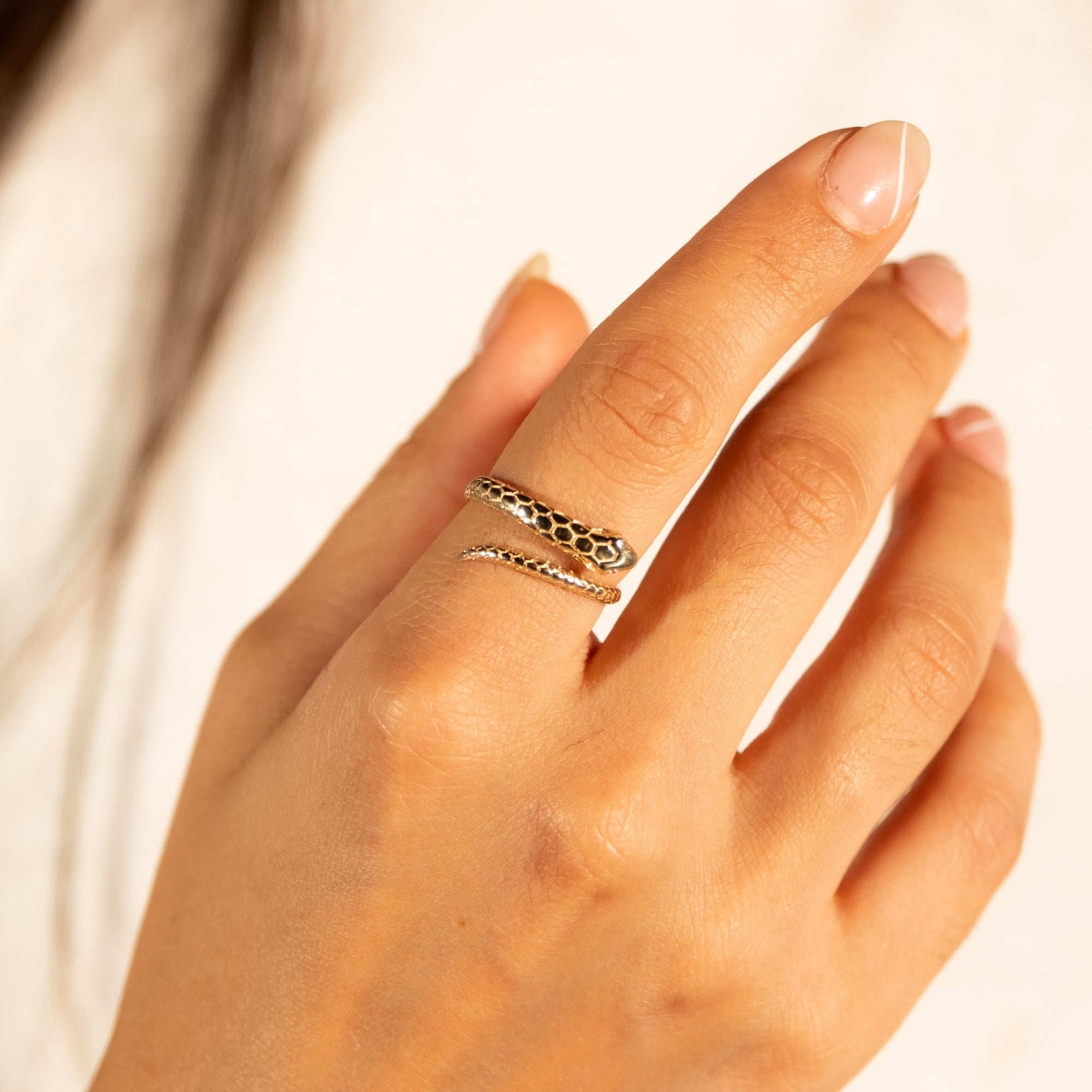 Yılan Yüzük | 14 Ayar Altın