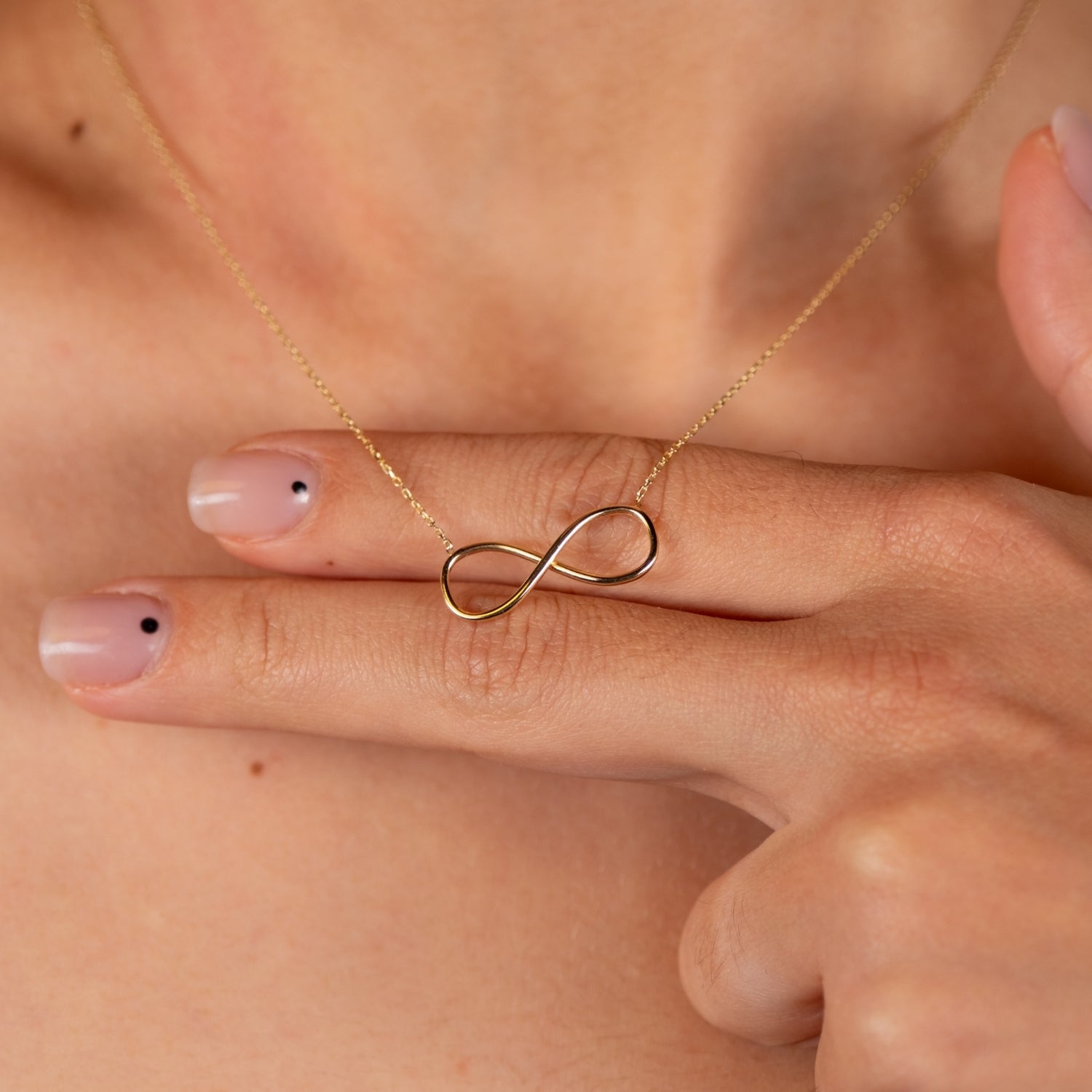 Sonsuzluk Kolye | 14 Ayar Altın