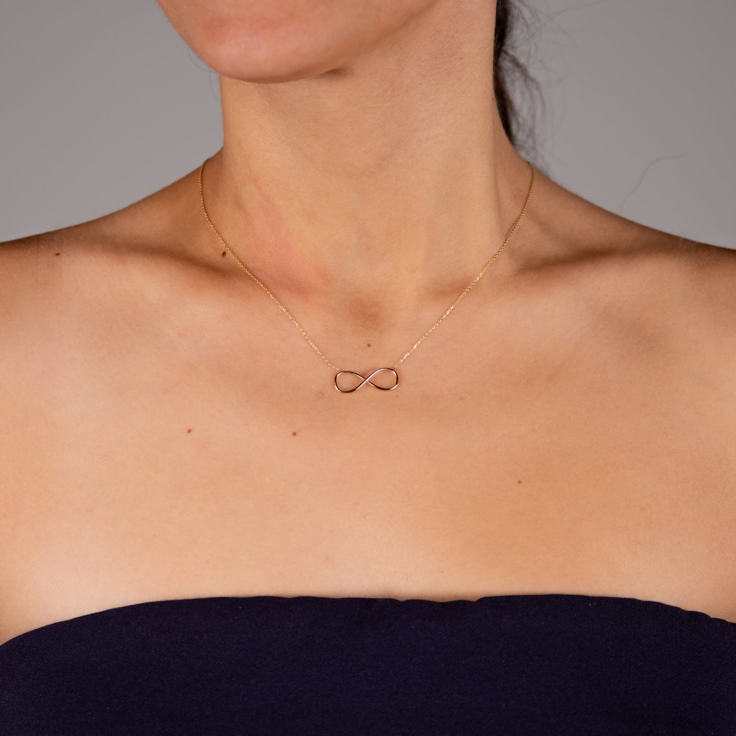Sonsuzluk Kolye | 14 Ayar Altın