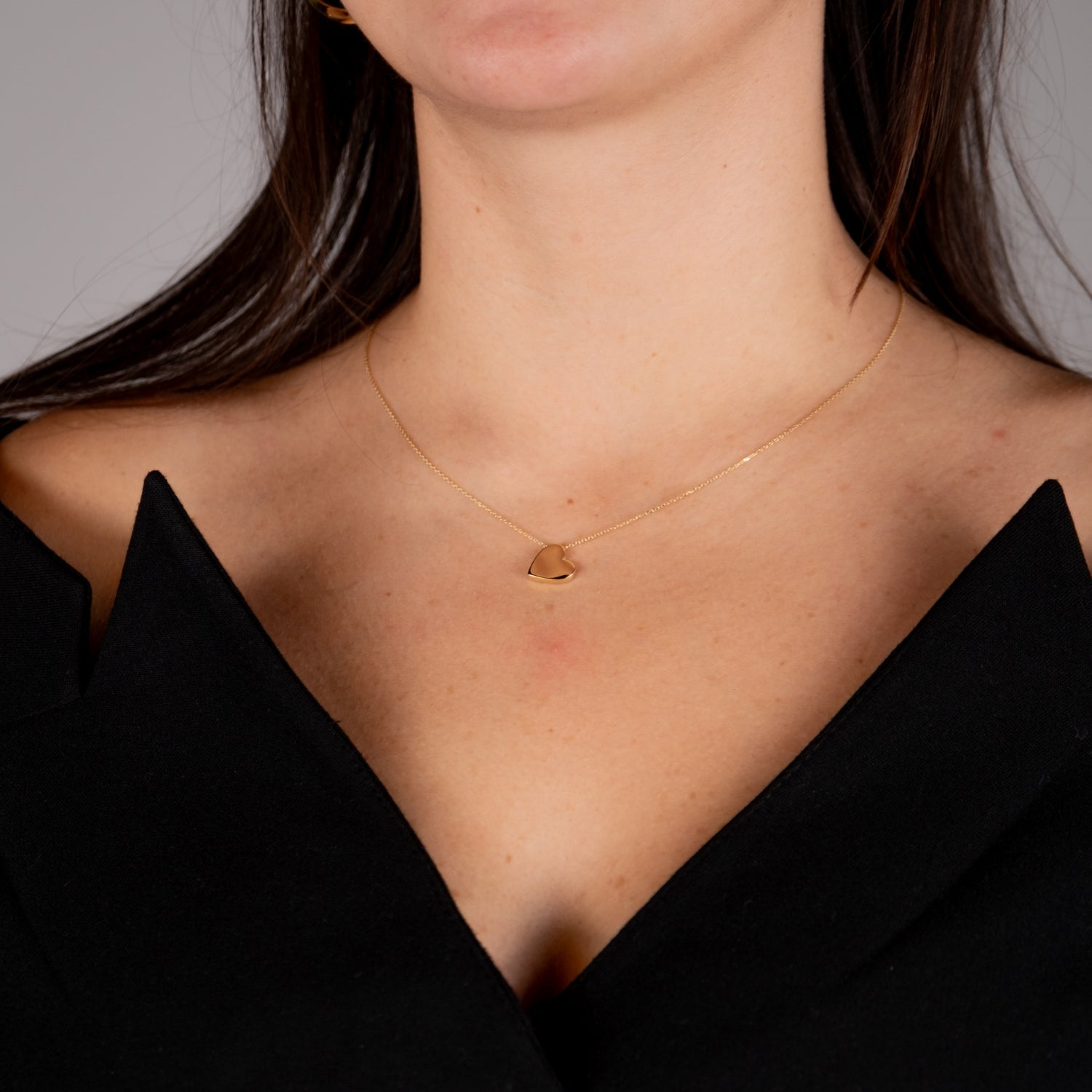 Kalp Kolye | 14 Ayar Altın