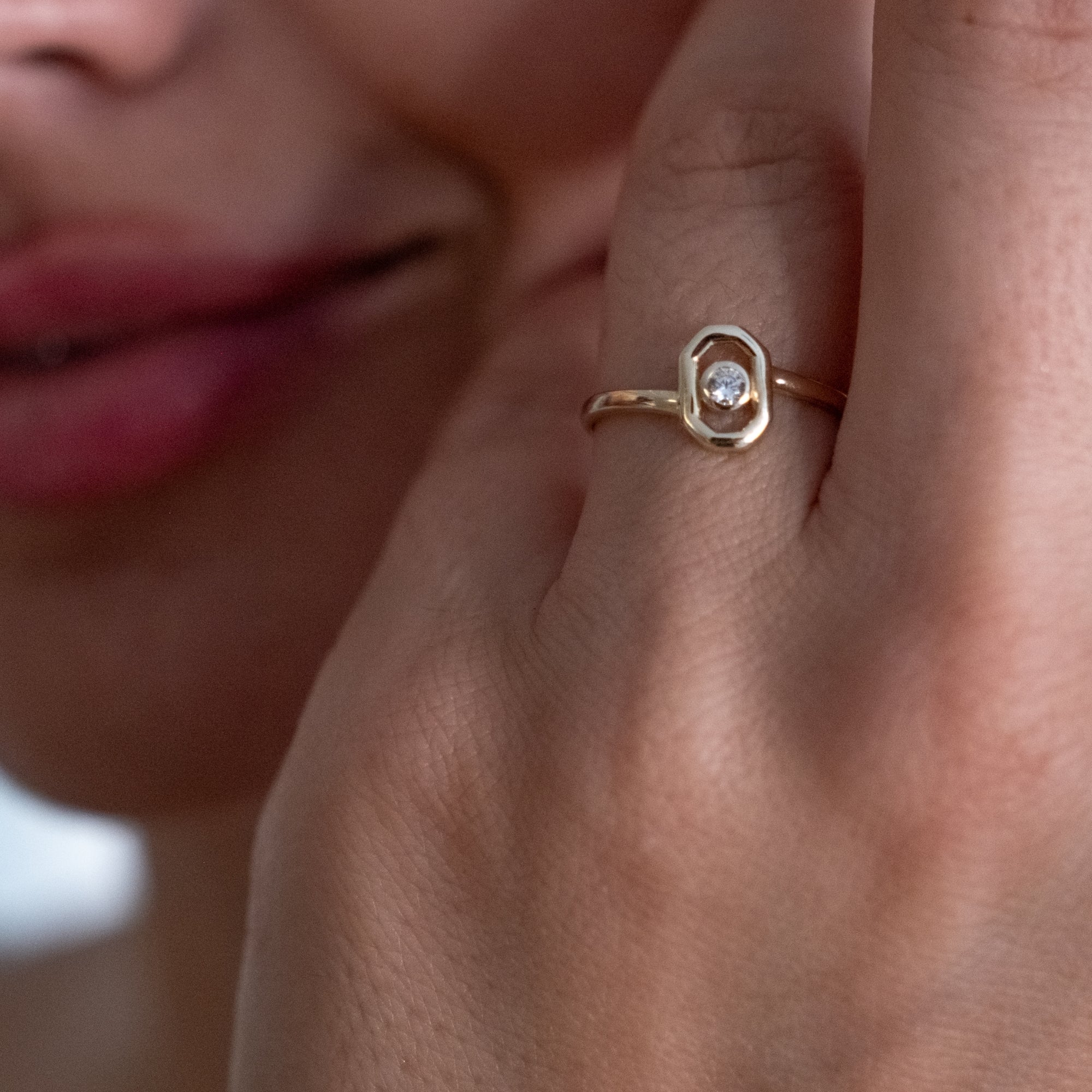 Oval Yüzük | 14 Ayar Altın