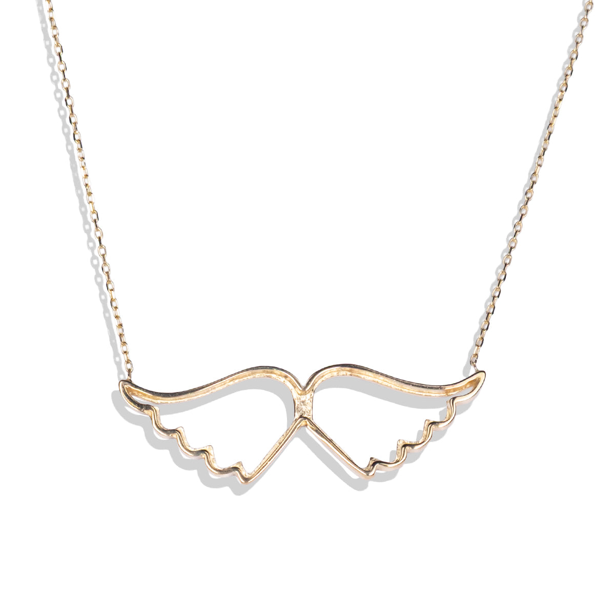 Melek Kanadı Kolye | 14 Ayar Altın