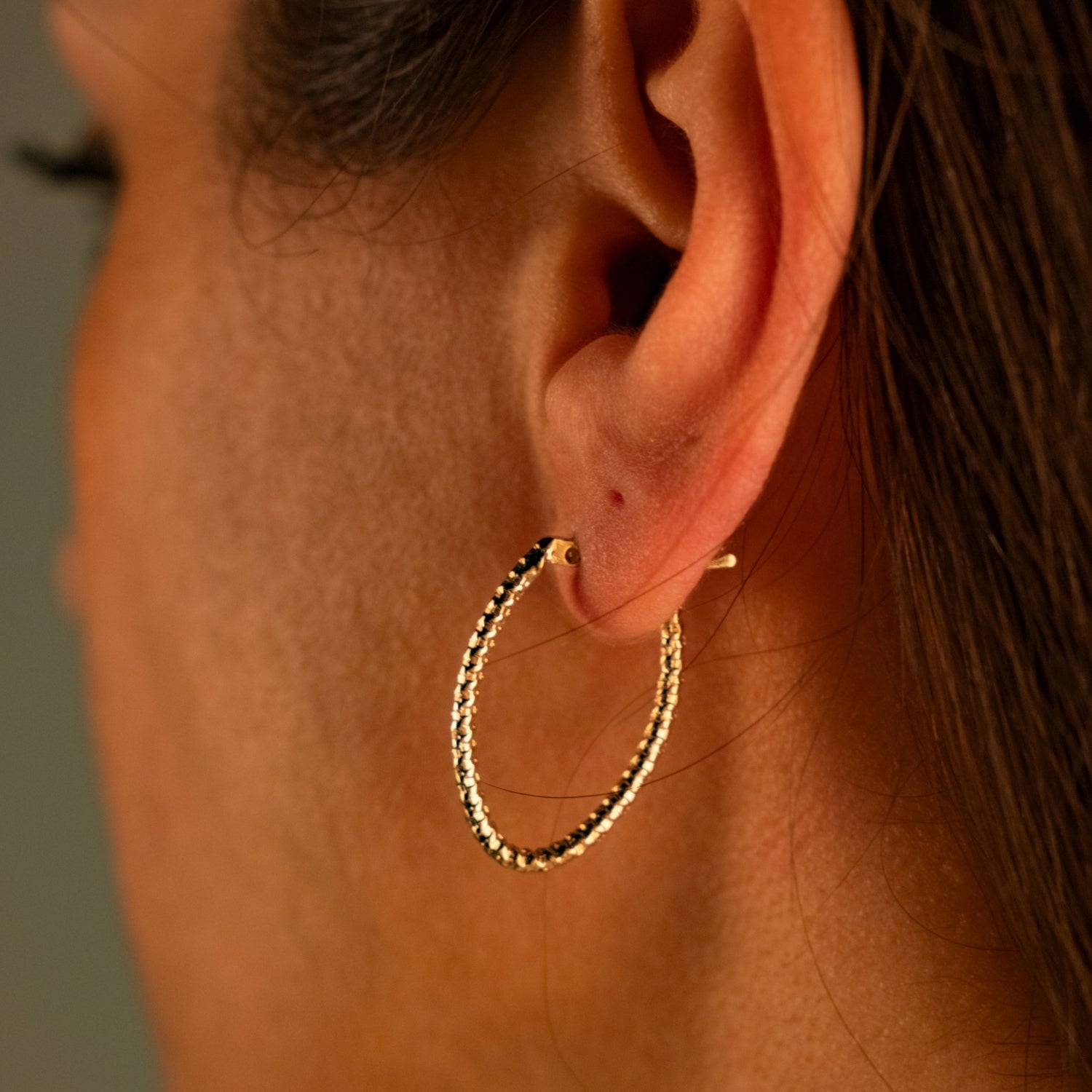 Halka Küpe | 14 Ayar Altın