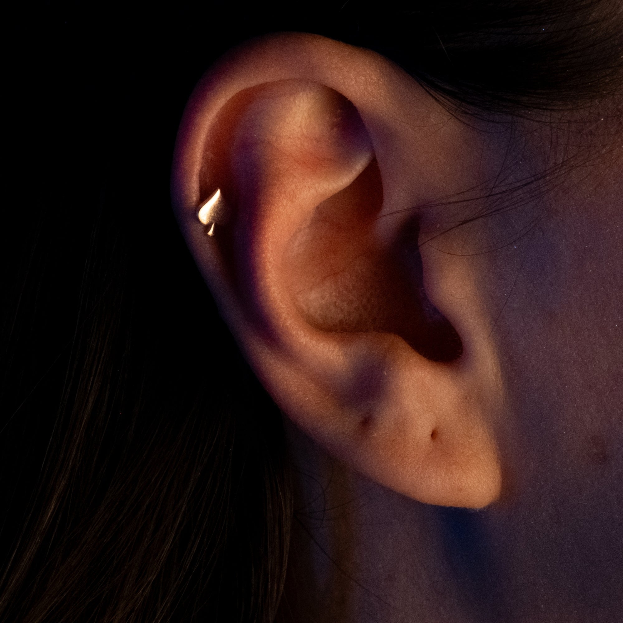 Maça Piercing | 14 Ayar Altın