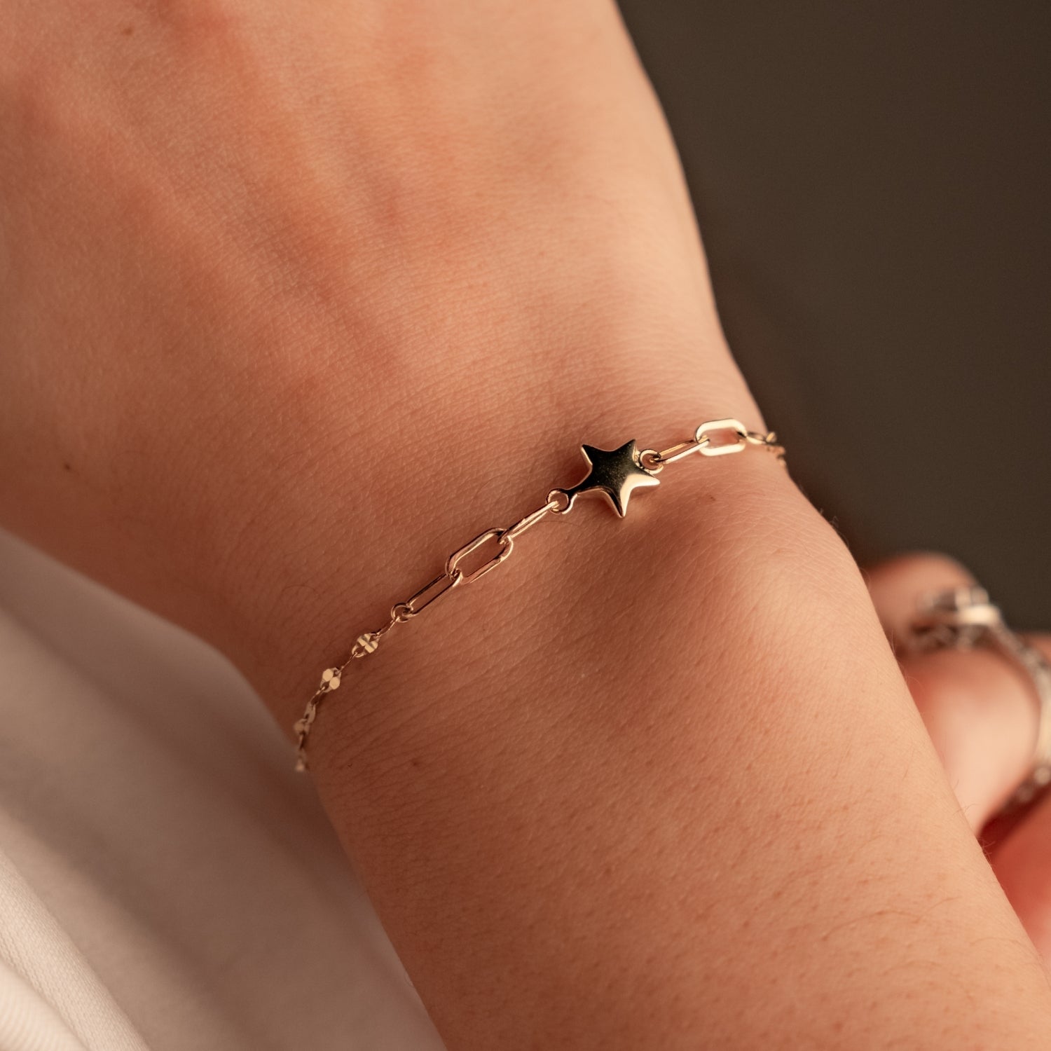 Nova Yıldız Bileklik | 14 Ayar Altın