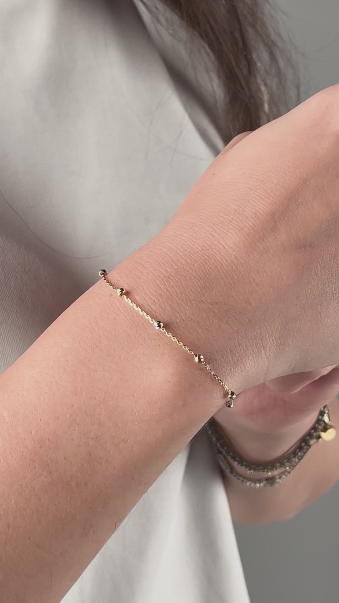 Dorika Toplu Bileklik | 14 Ayar Altın