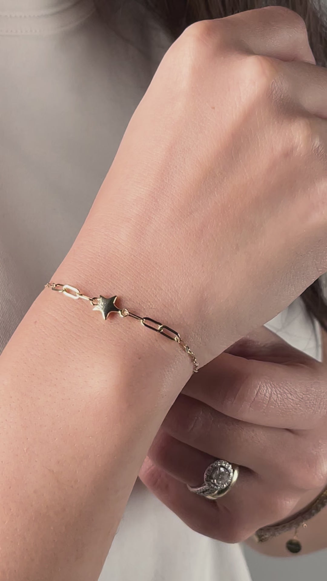 Nova Yıldız Bileklik | 14 Ayar Altın