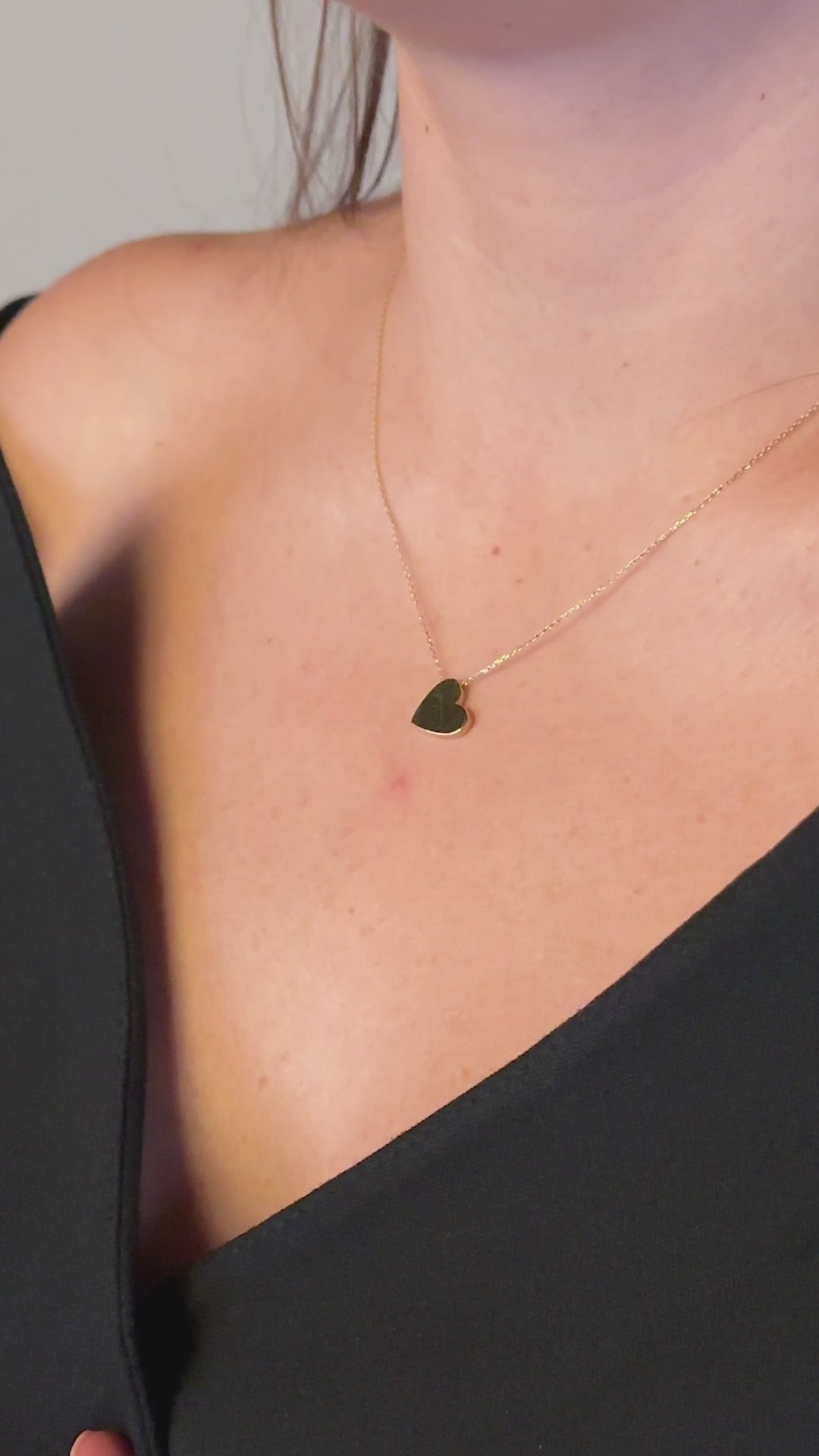 Kalp Kolye | 14 Ayar Altın