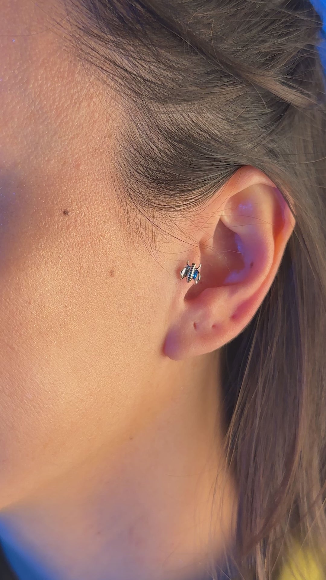 Arı Piercing | 14 Ayar Altın