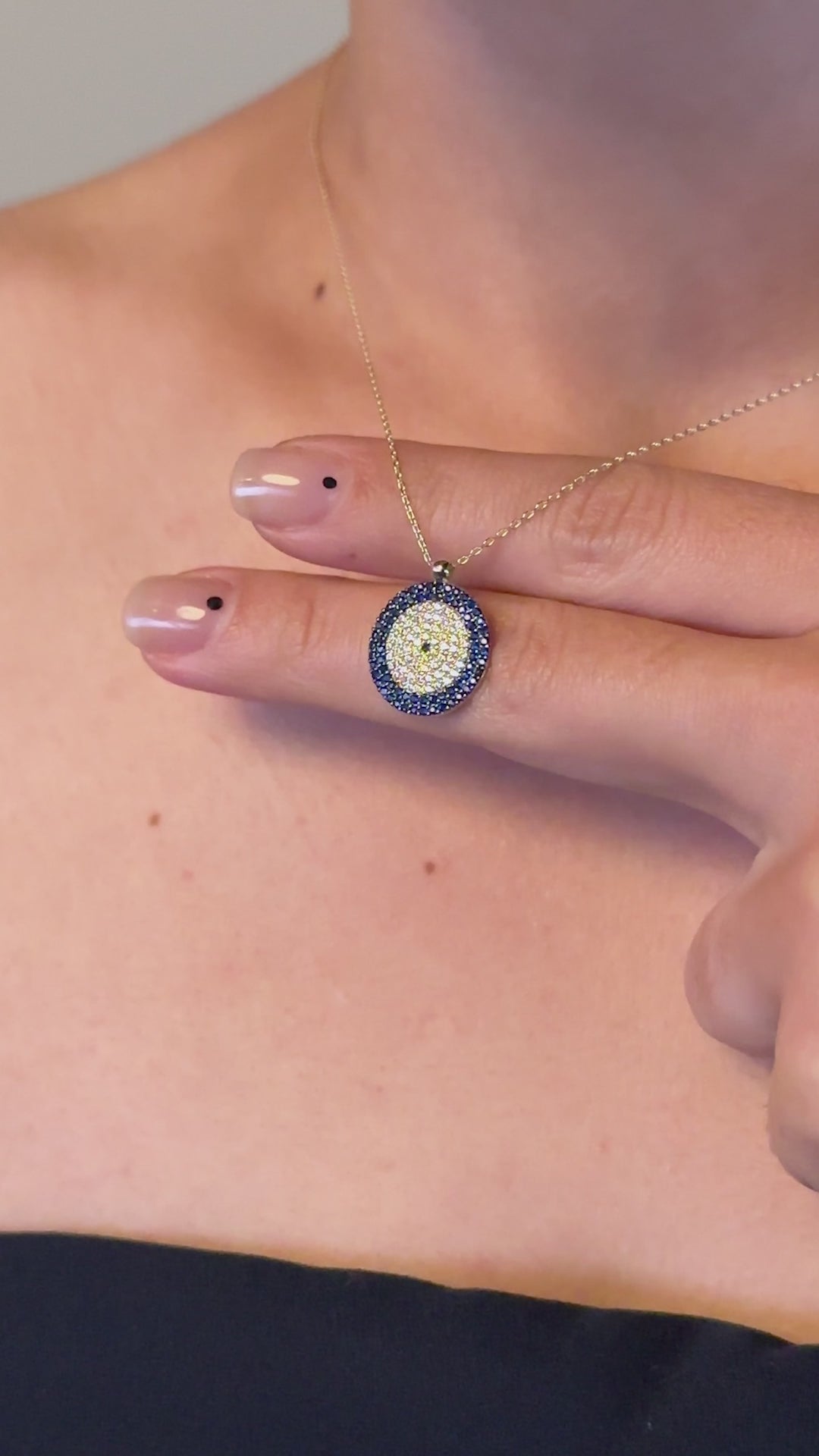 Nazar Kolye | 14 Ayar Altın