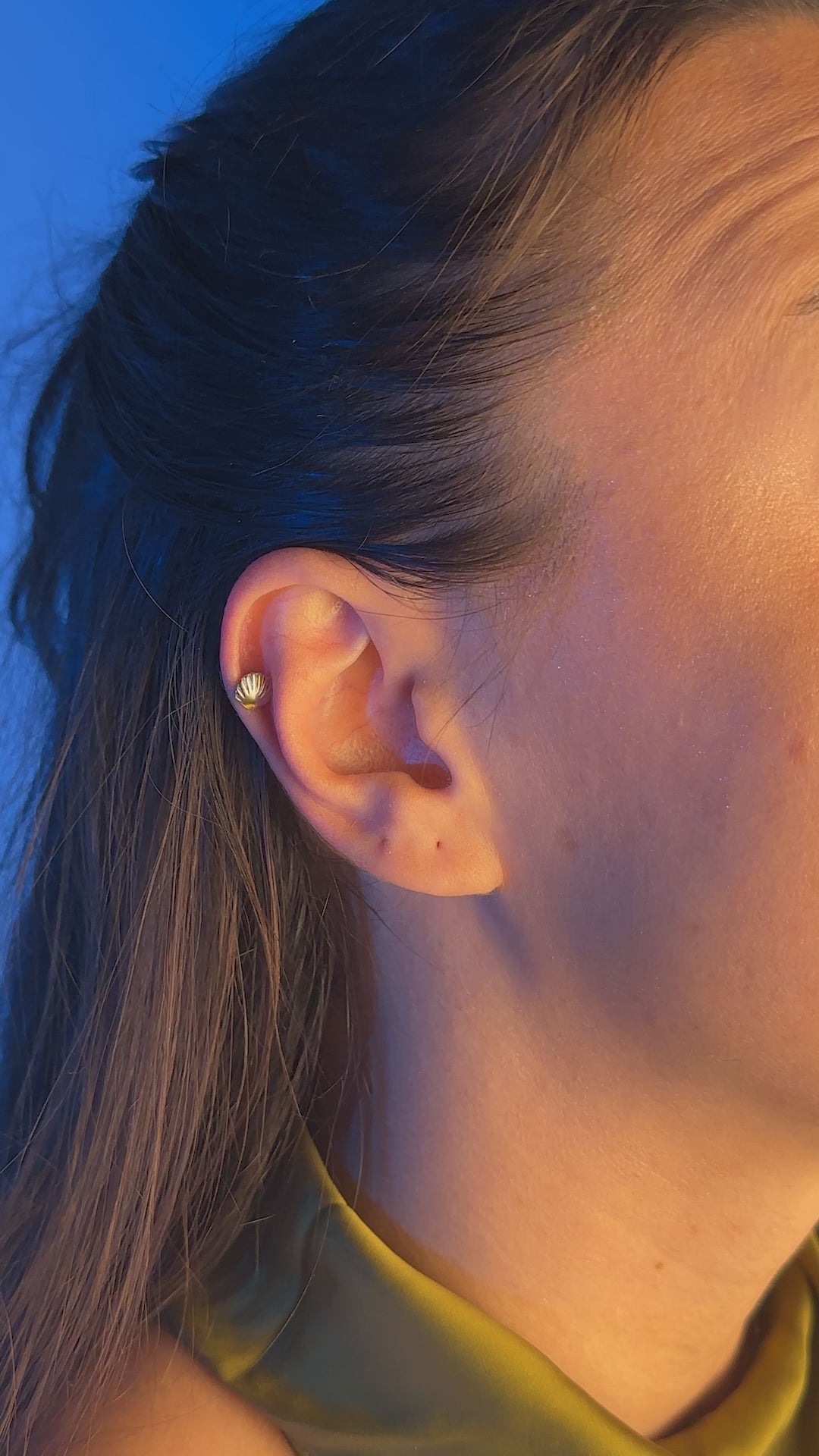 Deniz Kabuğu Piercing | 14 Ayar Altın