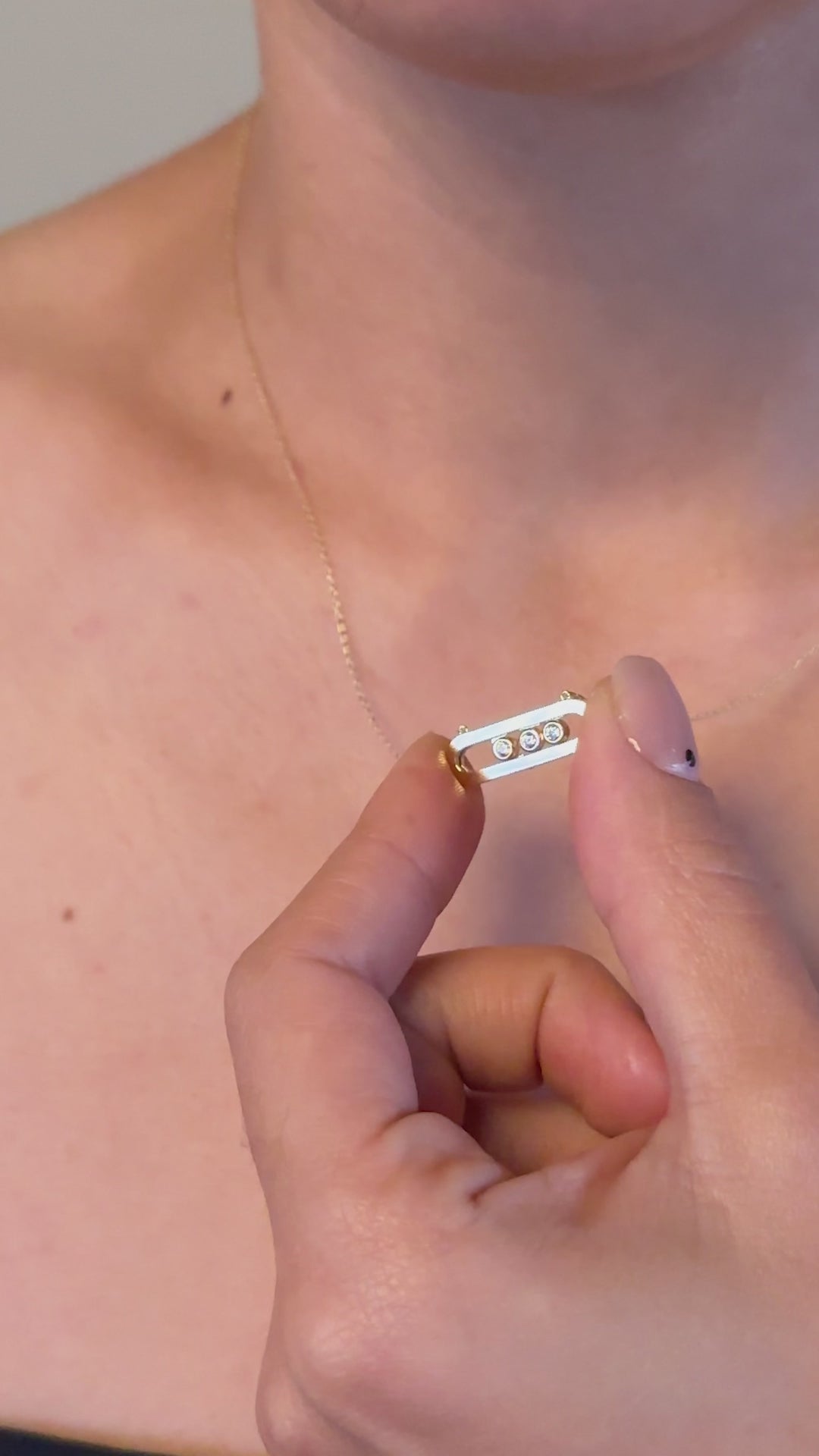 Oval Kolye | 14 Ayar Altın