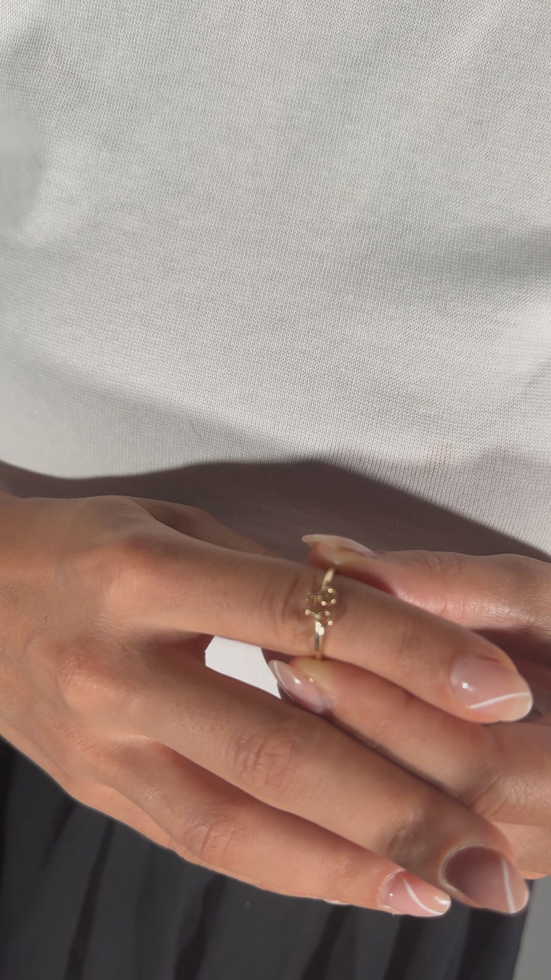 Bisiklet Yüzük | 14 Ayar Altın