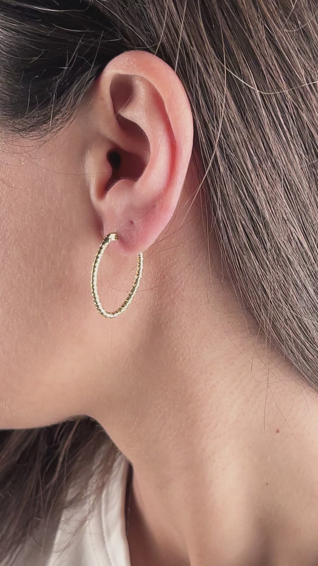 Halka Küpe | 14 Ayar Altın