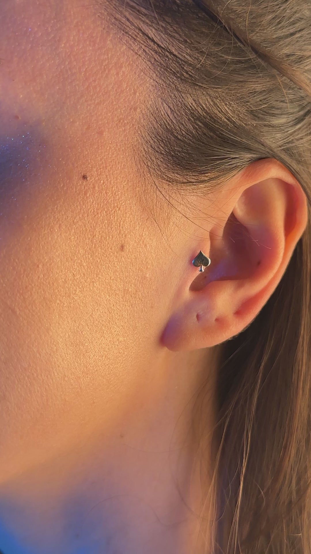 Maça Piercing | 14 Ayar Altın