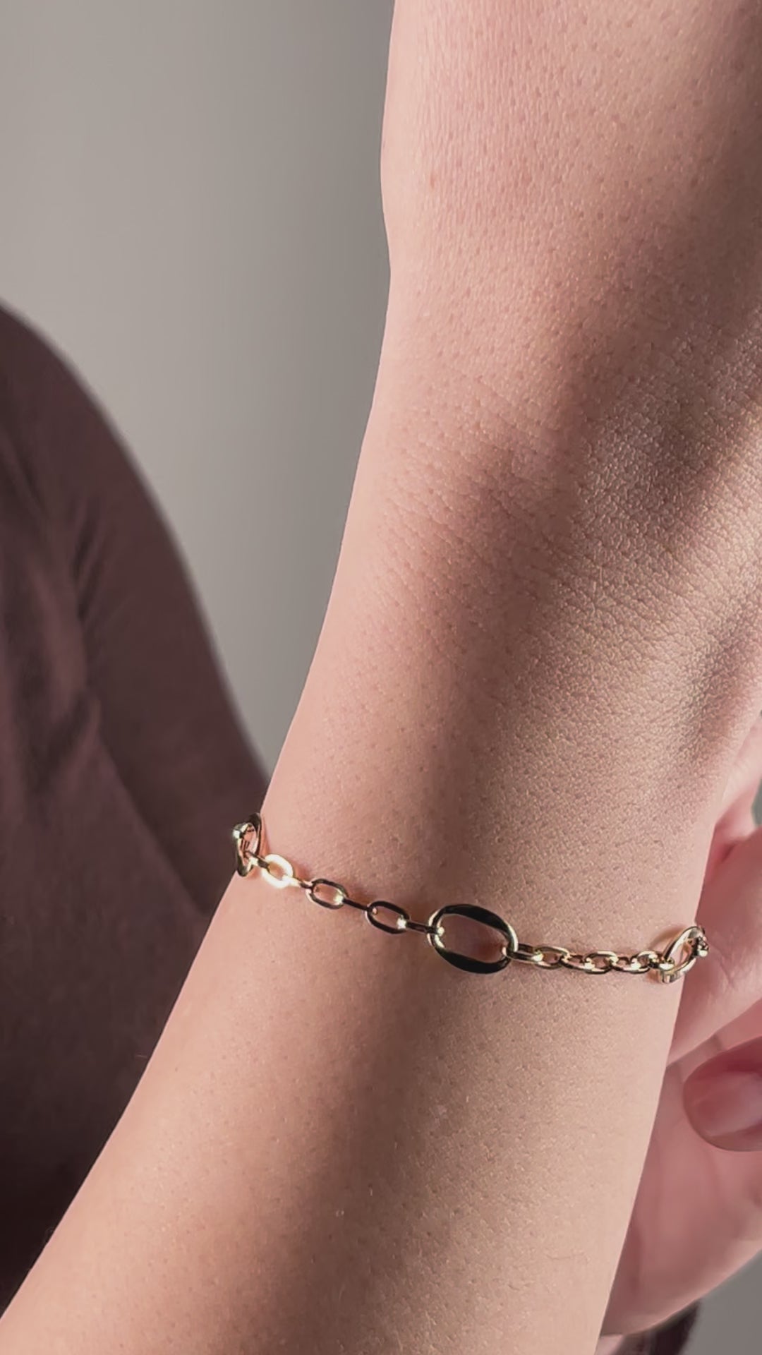 Orbit Halka Bileklik | 14 Ayar Altın